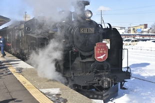 SL冬の湿原号（釧路駅）