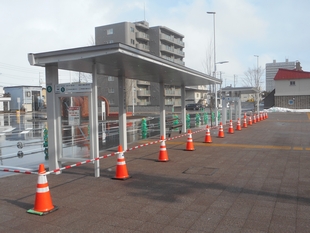 野幌駅南口・バス乗り場