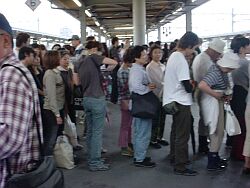 秋田駅ホーム