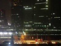 品川駅前の夜景