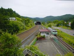 石勝線　楓駅