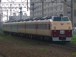 札幌行 9032D（野幌駅）