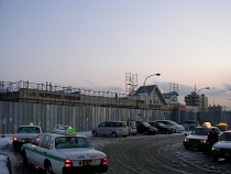 野幌駅北口駅舎解体工事現場