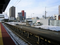 旧下り線ホーム(2007.12.23)