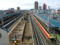 野幌駅構内(2008.10.26)