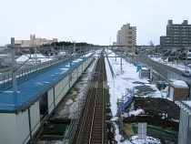 野幌駅・上り線(2009.3.15)