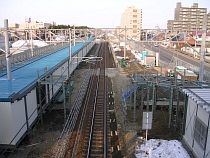 野幌駅・上り線(2009.3.21)
