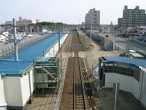 野幌駅・上り線(2009.4.12)
