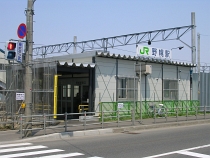 野幌駅・仮南口駅舎(2009.5.9)