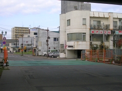 旧国道踏切跡(2011.10.29)