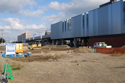 野幌駅・北口東側(2012.10.27)