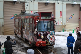 雪ミク電車2013