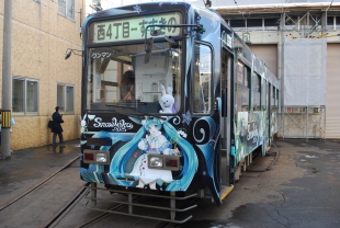 雪ミク電車